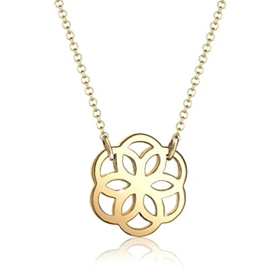 Afbeelding van Elli Blume Ketting goldcoloured, Dames, Maat: 45, Gold coloured