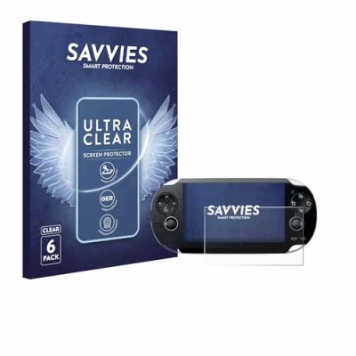 Afbeelding van Savvies Screenprotector voor Sony Playstation PS Vita Folie Beschermfolie transparant (6 Stuks)