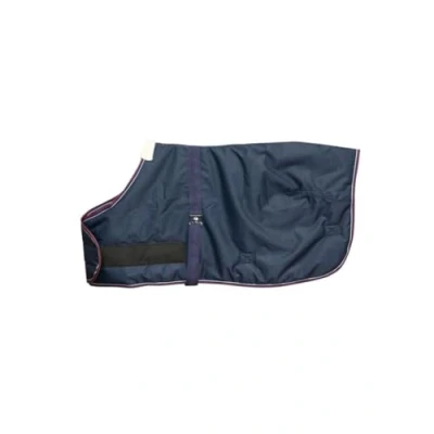 Afbeelding van EQUITHÈME Veulendeken Tyrex 1200D Navy/Bordeaux M 95cm