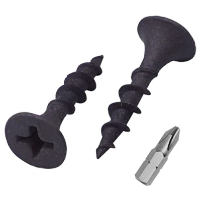 Afbeelding van SKIR&#039;CO (700 stuks) Zwart fosfaat afwerking 3,5 x 19 mm gipsplaatschroeven, houtschroeven, kruiskop, gipsplaatschroeven