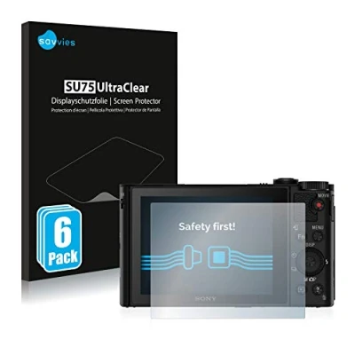 Afbeelding van Savvies (6 Stuks) Schermbeschermer voor Sony Cyber Shot DSC WX500 Screen Protector Ultra Transparant