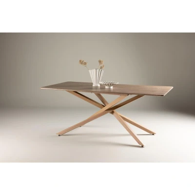 Afbeelding van Svea Zilo rechthoekige eettafel 180 x 90 cm naturel Hout