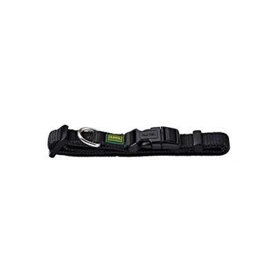 Afbeelding van HUNTER Vario Basic Hondenhalsband, robuust, soepel, kliksluiting, S/1,5, zwart