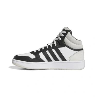 Afbeelding van adidas Heren Hoops 3.0 Non Football Mid Schoenen, Ftwr White Core Zwart Orbit Grijs, 37 1/3 EU