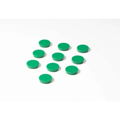 Afbeelding van Whiteboard Magneten 30 mm Groen 10 Stuks