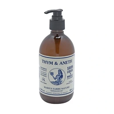 Afbeelding van Marius Fabre Nature zeep tijm dille met pomp 500 ml