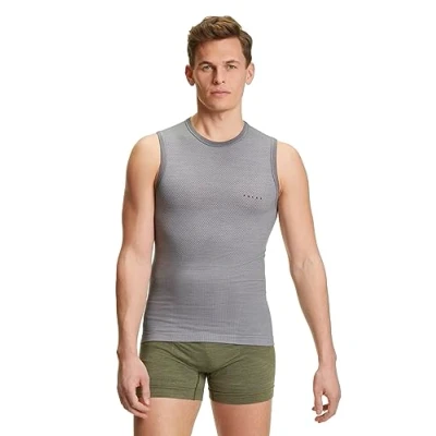 Afbeelding van FALKE Wool Tech Light Singlet Heren 33231 Grijs 3757 grey heather S