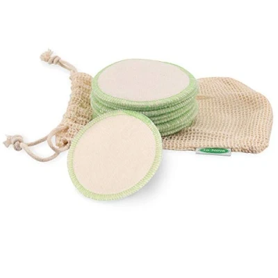 Afbeelding van Wiederverwendbare Wattepads mit Wäschebeutel, 12er Set