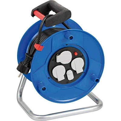 Afbeelding van Kabelhaspel Brennenstuhl 25 meter (3 voudig, USB, IP20, 3 x 1.5 mm²)