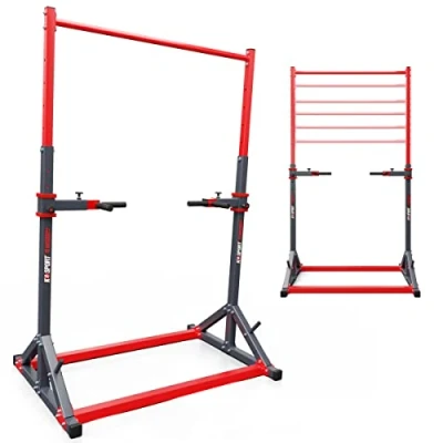 Afbeelding van K Sport: Stationair Pull Up station + Dip I Krachtstation met stang &amp; Krachttoren toren Professionele fitnessapparatuur, incl. e book