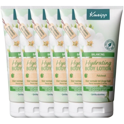 Afbeelding van 6x Kneipp Hydrating Body Lotion Patchouli 200 ml