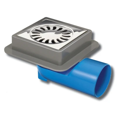 Afbeelding van Van den Berg doucheput 96 x mm rvs met flens adapter Ø 50