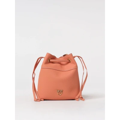 Afbeelding van Mini Leather Bucket Bag Wo Orange Crossbody Bags