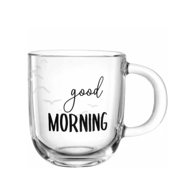 Afbeelding van Leonardo UFFICIO Thee/Koffiekop 400ml good MORNING