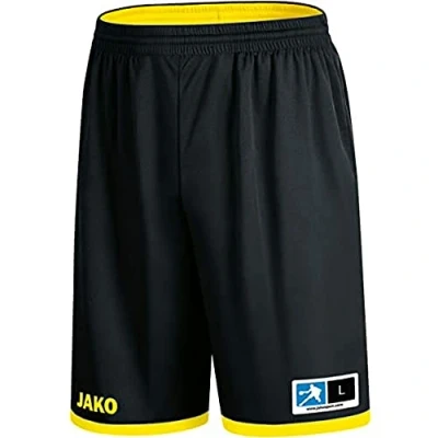 Afbeelding van JAKO Reversible short Change 2.0 Zwart/citroen