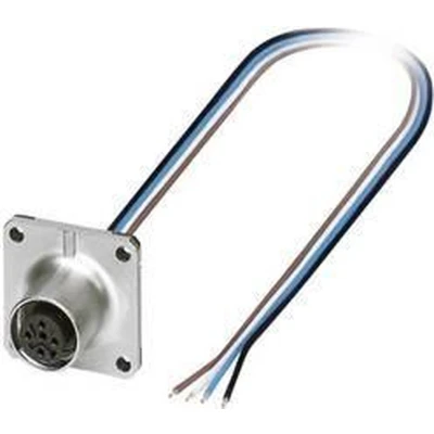 Afbeelding van Phoenix Contact 1420003 Sensor/actuator inbouwconnector M12 Aantal polen: 4 Bus, inbouw 0.50 m 1 stuk(s)