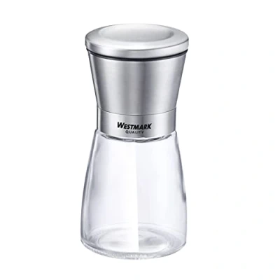 Afbeelding van Westmark Kruidenmolen, met keramisch maalwerk, glas/keramiek/roestvrij staal, transparant, zilver/zwart, 63342260, 1 stuk
