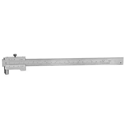 Afbeelding van Schuifmaat 0 200 mm, parallelle markeringsmeter van roestvrij staal voor het meten en plotten verschillende bewerkingstypes (0 mm)