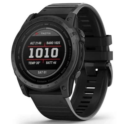 Afbeelding van Garmin heren Tactix 7 smartwatch 010 02704 01 in de kleur Zwart