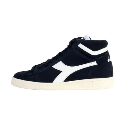 Afbeelding van Diadora GAME Unisex Sneakers hoog, Maat: 38, Blue denim Veloursleer