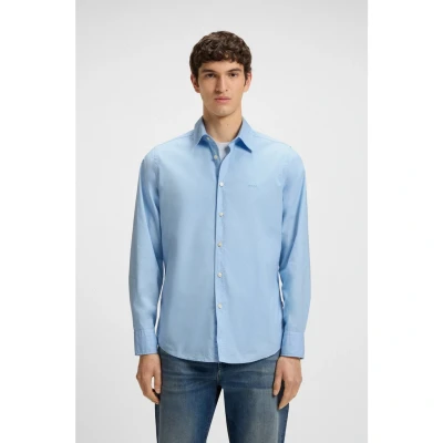 Afbeelding van BOSS Relegant Zakelijk overhemd, Heren, Maat: 4XL, Open blue