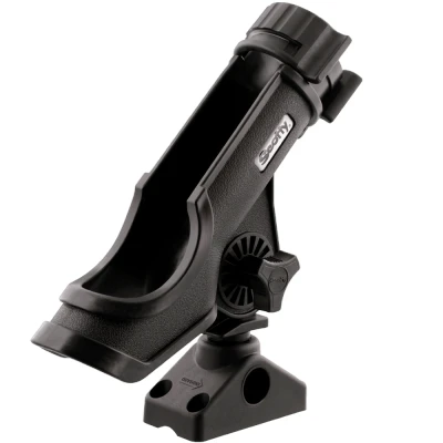 Afbeelding van Scotty Powerlock Rod Holder Black Side Deck Mount Hengelsteun
