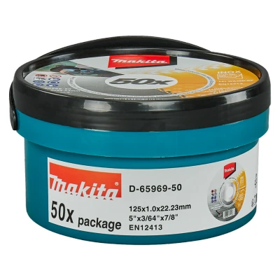 Afbeelding van Makita Doorslijpschijf 125X1,0mm RVS D 65969 50