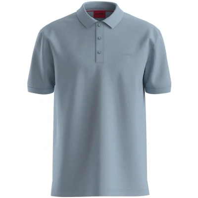 Afbeelding van HUGO Donos Poloshirt, Heren, Maat: XXL, Open blue