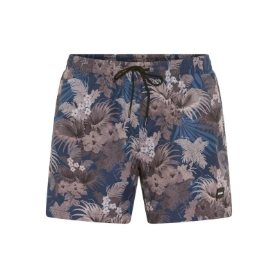 Afbeelding van NU 20% KORTING: BOSS Zwemshort Piranha met kleurrijke all over print
