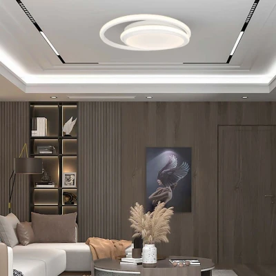 Afbeelding van V TAC VT 7761 W Designer plafondlamp IP20 Wit lamphuis 38 Watt 4050 Lumen 4000K