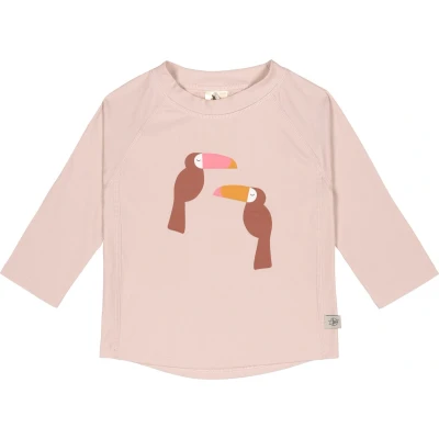 Afbeelding van Lässig Zwemshirt Rashguard Lange Mouw Splash &amp; Fun Toekan Poederroze maat 92cm