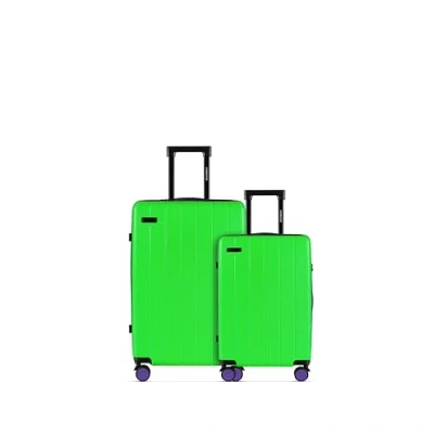 Afbeelding van Eternitive SET JOY 37L 60L Trolley, Maat: One Size, Green