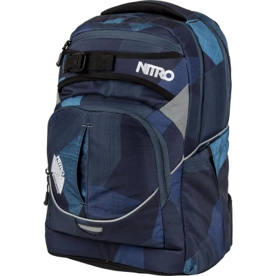 Afbeelding van Nitro DAY Superhero 44 CM Backpack voor kinderen, Maat: One Size, Fragments blue