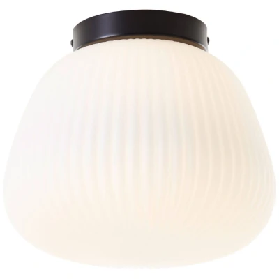 Afbeelding van Brilliant Plafondlamp Kaizen zwart met wit 60152/76