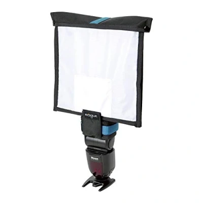 Afbeelding van Rogue FlashBender v3 Large Soft Box Kit, met diffuser voor op de compactflitser camera, 175gram