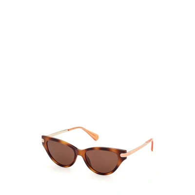 Afbeelding van MAX&amp;Co. Iniettato Zonnebril, Dames, Maat: One Size, Avana scuro marrone