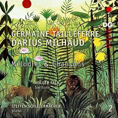 Afbeelding van Holger Falk &amp; Steffen Schleiermacher Tailleferre Milhaud: Mélodies Et Chansons, Vol.2 (CD)
