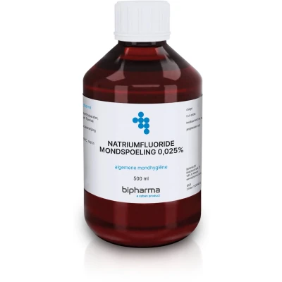 Afbeelding van Bipharma Natriumfluoride Mondspoeling 0,025%