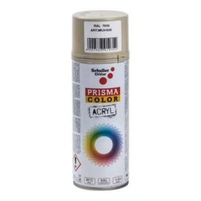 Afbeelding van Prisma color acryl hoogglans kiezelgrijs ral 7032 400ml