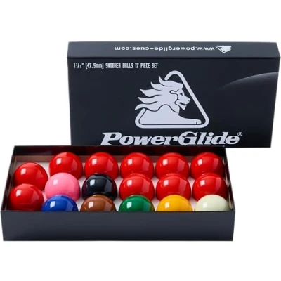 Afbeelding van Powerglide Snookerballen 47,5 Mm Hars 18 delig