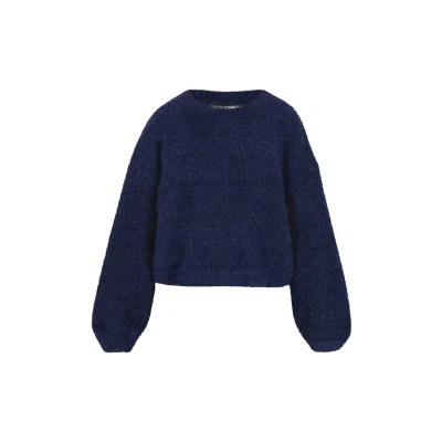 Afbeelding van Dreimaster Fleece trui, Dames, Maat: XS/S, Navy