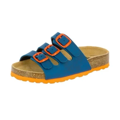 Afbeelding van LICO BIOLINE KIDS uniseks kind Instapschoenen , Marineblauw / oranje, 38 EU