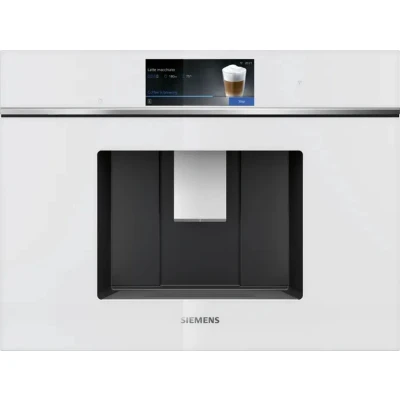 Afbeelding van Siemens CT718L1W0, Espressomachine, 2,4 l, Koffiebonen, Ingebouwde molen, Wit