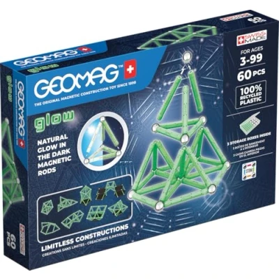 Afbeelding van Geomag Glow Set Recycled 60 delig