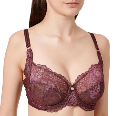 Afbeelding van Triumph WILD Florale Beugel BH, Dames, Maat: 85D, Claret
