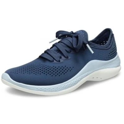 Afbeelding van Crocs Literide 360 Pacer Sneaker voor dames, Navy Blauw Grijs, 42/43 EU