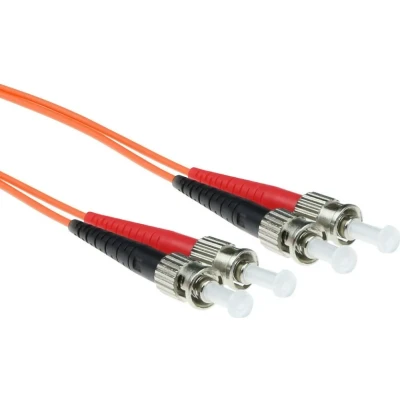 Afbeelding van ACT RL1020 Glasvezel Patchkabel Duplex LSZH ST/ST 62.5/125 Multimode 62.5/125µm OM1 20 meter