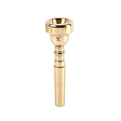 Afbeelding van Alnicov Trompet Mondstuk 7C Instrumenten Gemaakt van Messing Gouden Plaat Compatibel voor Beginners en Professionele Spelers