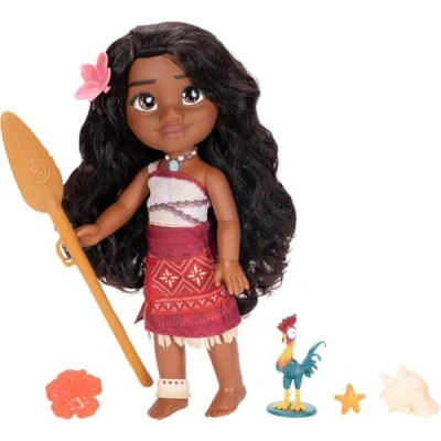 Afbeelding van Oceania 2 Pop 38 cm van Vaiana Cantante, met haar kleding, geïnspireerd op de animatiefilm, verrijkt waardevolle details, laat hun ogen stralen