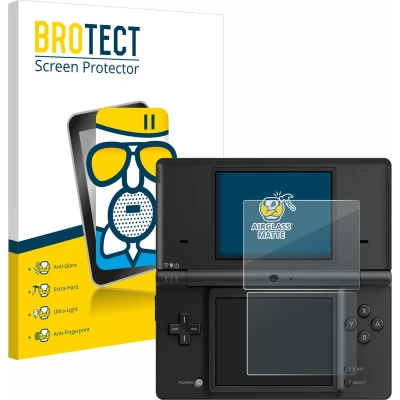 Afbeelding van BROTECT AirGlass Matte kogelwerende glasfolie (DSi XL), Andere spelaccessoires, Grijs
